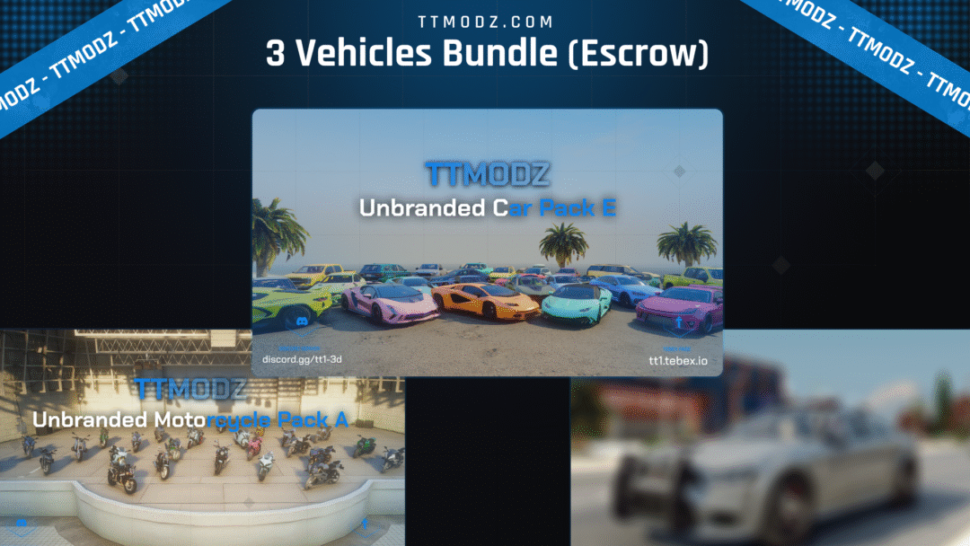 3 Vehicles Bundle (Escrow)